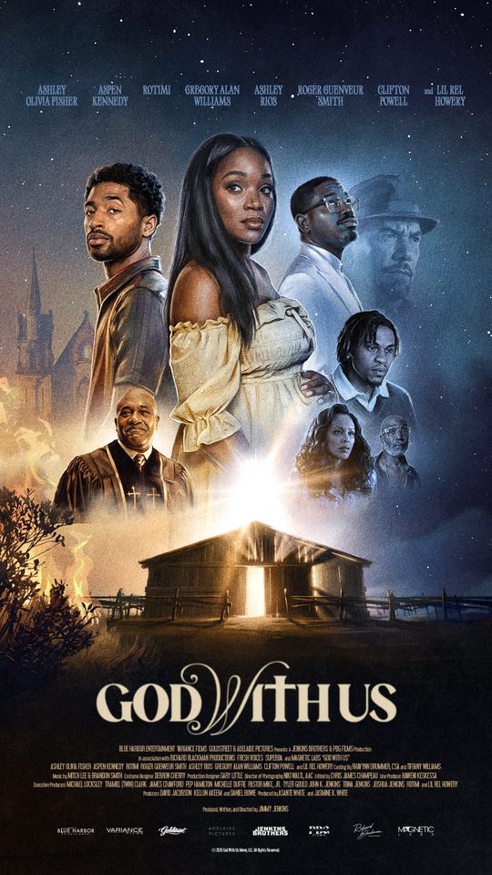 GOD WITH US vertical poster for Instagram Stories and Reels